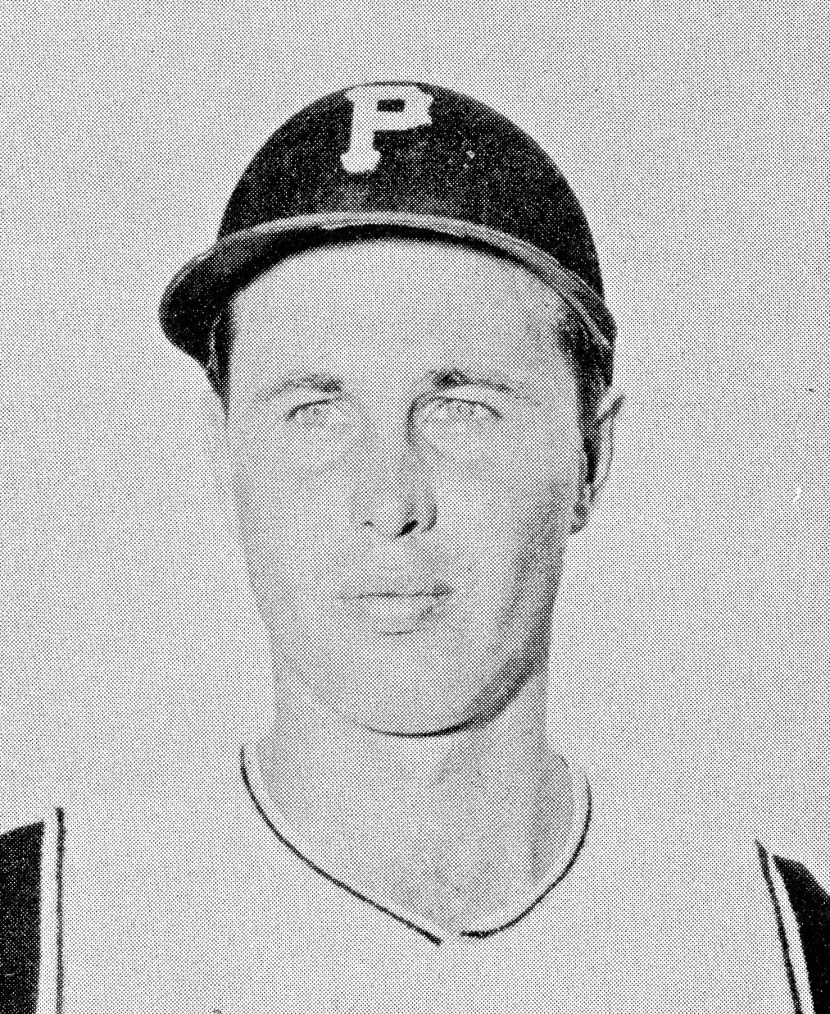 Pitcher Bob Thorpe, as depicted in the Pirates' 1959 yearbook.